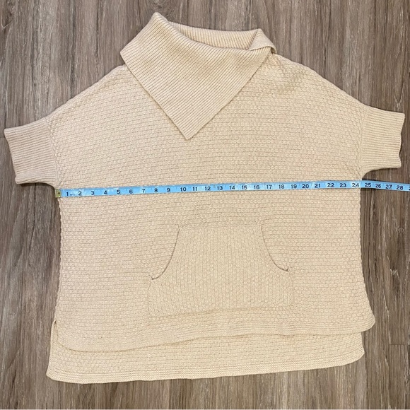 Ann Taylor LOFT Short Sleeve Cowl Neck Sweater Oversized Women’s Size Medium - Picture 12 of 12